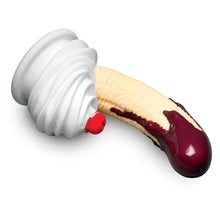 Load image into Gallery viewer, Simply Sweet Chocolate Dipped Banana Split Dildo

