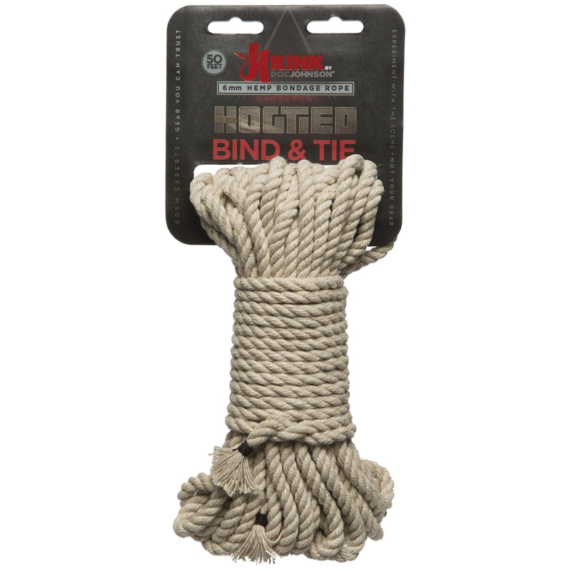 Kink Bind & Tie Hemp Bondage Rope 50 Ft