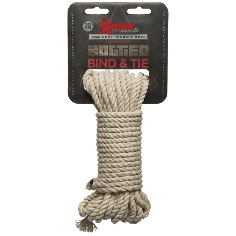 Kink Bind & Tie Hemp Bondage Rope 30 Ft
