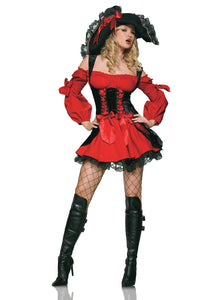 Sexy Red Pirate Costume