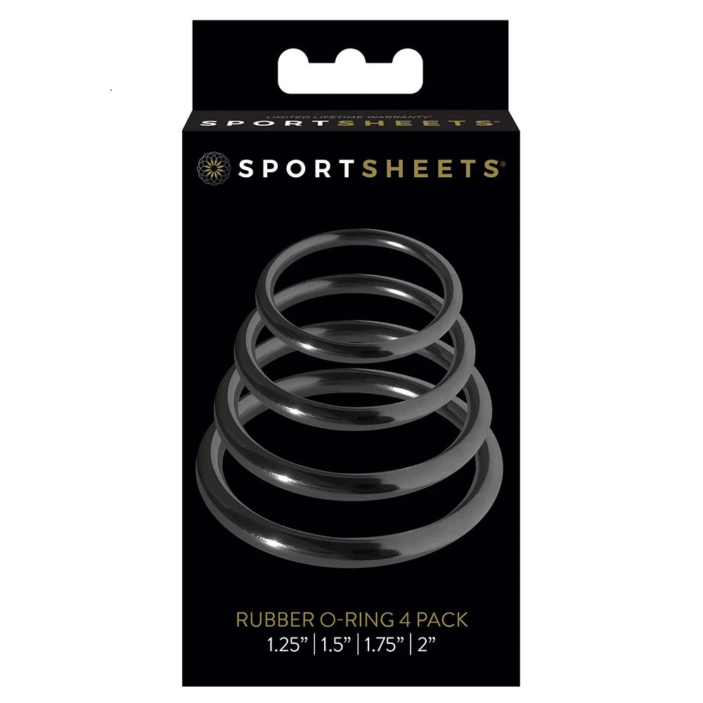 Sportsheets Rubber 0-Ring - Pack of 4 – The Garden of Eden