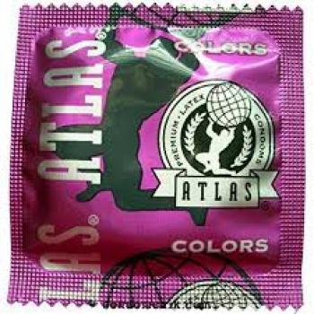 Atlas Colored Condoms 12 pack