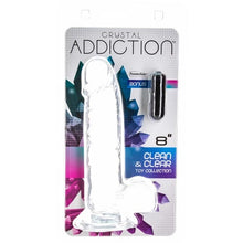Load image into Gallery viewer, Crystal Addiction 8&quot; Dong with Balls
