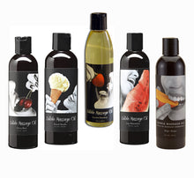 Load image into Gallery viewer, Earthly Body Flavored Edible Massage Oil 8oz
