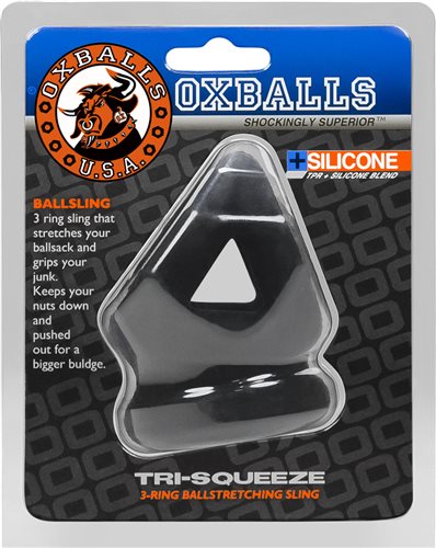 Oxballs – Tri-Squeeze Ballsling , Black Ice